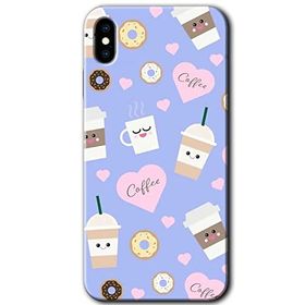 Apple iPhone X Coffee Cake Baskılı Uyumlu Silikon Kılıf