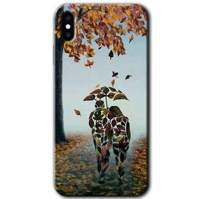 Apple iPhone X Doğadan Aşk Baskılı Uyumlu Silikon Kılıf
