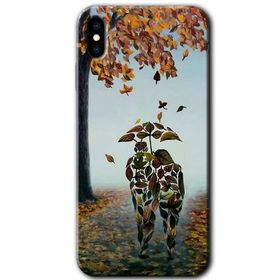Apple iPhone X Doğadan Aşk Baskılı Uyumlu Silikon Kılıf
