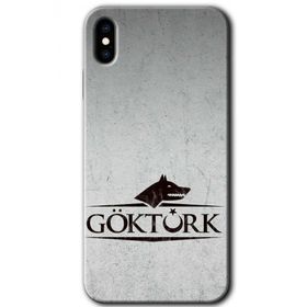 Apple iPhone X Göktürk Baskılı Uyumlu Silikon Kılıf