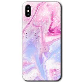 Apple iPhone X Kabarmış Leke Baskılı Uyumlu Silikon Kılıf