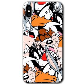 Apple iPhone X Karakterler Baskılı Uyumlu Silikon Kılıf