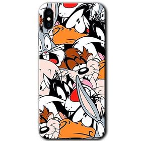 Apple iPhone X Karakterler Baskılı Uyumlu Silikon Kılıf