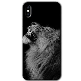 Apple iPhone X Lion Baskılı Uyumlu Silikon Kılıf