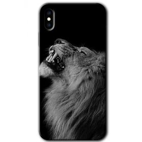 Apple iPhone X Lion Baskılı Uyumlu Silikon Kılıf