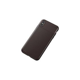 Apple Iphone X Negro Karbon-Kahverengi Silikon Kılıf