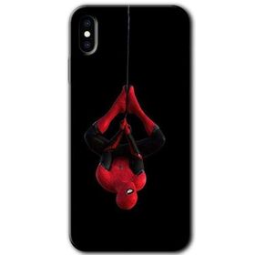 Apple iPhone X Örümcek Adam Baskılı Uyumlu Silikon Kılıf