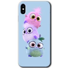 Apple iPhone X Puffy Baskılı Uyumlu Silikon Kılıf