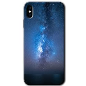 Apple iPhone X Samanyolu Baskılı Uyumlu Silikon Kılıf