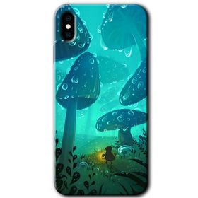 Apple iPhone X Silhoutte Dropss Baskılı Uyumlu Silikon Kılıf