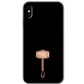 Apple iPhone X Thor Çekiç Baskılı Uyumlu Silikon Kılıf