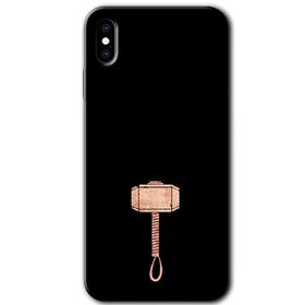 Apple iPhone X Thor Çekiç Baskılı Uyumlu Silikon Kılıf