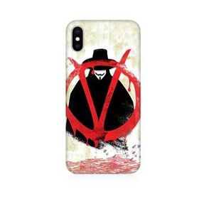 Apple iPhone X Uyumlu Vendetta Baskılı Silikon Kılıf