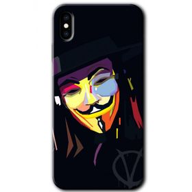 Apple iPhone X Uyumlu Vendetta Baskılı Silikon Kılıf