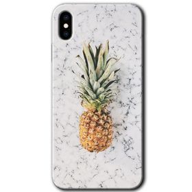 Apple iPhone X Yeşil Kurt Baskılı Uyumlu Silikon Kılıf