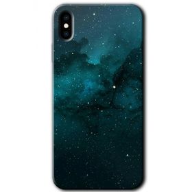 Apple iPhone X Yıldızlararası Baskılı Uyumlu Silikon Kılıf