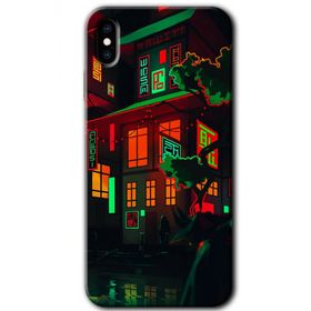 Apple iPhone XS China Street Baskılı Uyumlu Silikon Kılıf