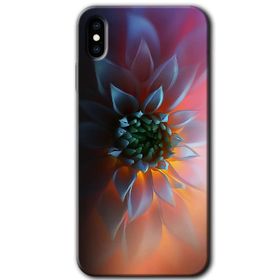 Apple iPhone XS Çiçek Motif Baskılı Uyumlu Silikon Kılıf