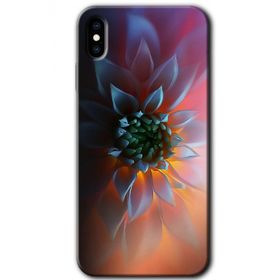 Apple iPhone XS Çiçek Motif Baskılı Uyumlu Silikon Kılıf
