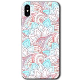Apple iPhone XS Çin Mandala 1 Baskılı Uyumlu Silikon Kılıf