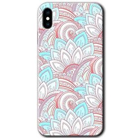 Apple iPhone XS Çin Mandala 1 Baskılı Uyumlu Silikon Kılıf