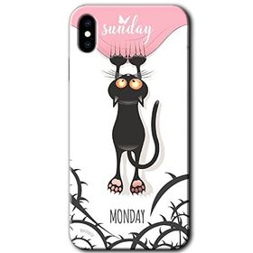 Apple iPhone XS Dark Sunday Baskılı Uyumlu Silikon Kılıf