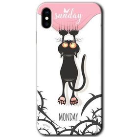 Apple iPhone XS Dark Sunday Baskılı Uyumlu Silikon Kılıf