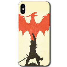 Apple iPhone XS Dragon Hunter 1 Baskılı Uyumlu Silikon Kılıf