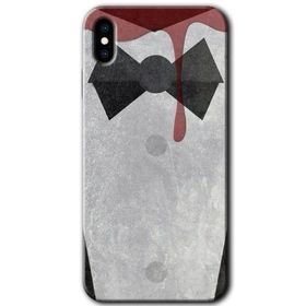 Apple iPhone XS Gentleman Blood Baskılı Uyumlu Silikon Kılıf