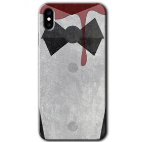 Apple iPhone XS Gentleman Blood Baskılı Uyumlu Silikon Kılıf