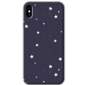 Apple iPhone XS Gökyüzü Yıldız Baskılı Uyumlu Silikon Kılıf
