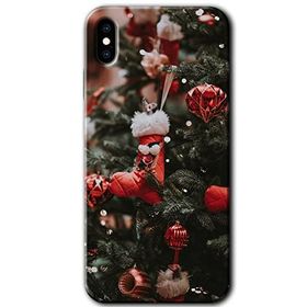 Apple iPhone XS Happy New Year Baskılı Uyumlu Silikon Kılıf