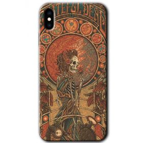 Apple iPhone XS İskelet Aşk Baskılı Uyumlu Silikon Kılıf