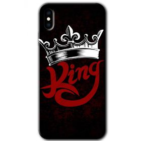 Apple iPhone XS King Baskılı Uyumlu Silikon Kılıf