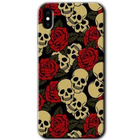 Apple iPhone XS Kurukafa Aşk Baskılı Uyumlu Silikon Kılıf