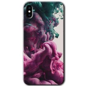 Apple iPhone XS Liquid Cloud Baskılı Uyumlu Silikon Kılıf
