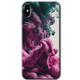 Apple iPhone XS Liquid Cloud Baskılı Uyumlu Silikon Kılıf