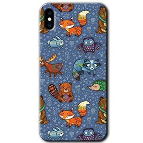 Apple iPhone XS Max Animals Funny Baskılı Uyumlu Silikon Kılıf