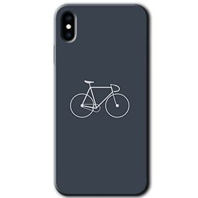 Apple iPhone XS Max Bike Baskılı Uyumlu Silikon Kılıf
