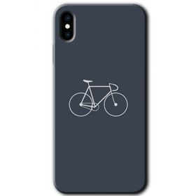 Apple iPhone XS Max Bike Baskılı Uyumlu Silikon Kılıf