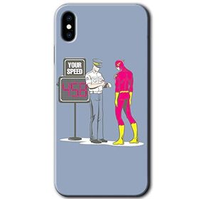 Apple iPhone XS Max Hız Limiti Baskılı Uyumlu Silikon Kılıf