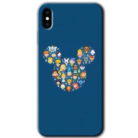 Apple iPhone XS Max Kara Kedi Baskılı Uyumlu Silikon Kılıf