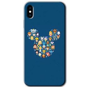 Apple iPhone XS Max Mickey Baskılı Uyumlu Silikon Kılıf