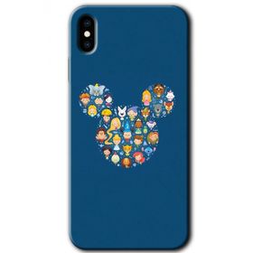 Apple iPhone XS Max Mickey Baskılı Uyumlu Silikon Kılıf