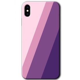 Apple iPhone XS Max Oblique Baskılı Uyumlu Silikon Kılıf