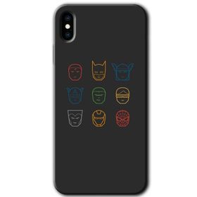 Apple iPhone XS Max Polygon Graident 3 Baskılı Uyumlu Silikon Kılıf