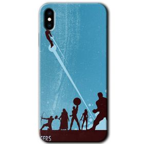 Apple iPhone XS Max Polygon Graident 3 Baskılı Uyumlu Silikon Kılıf