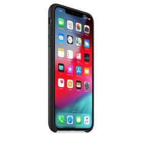 Apple iPhone XS Max Siyah Deri Kılıf