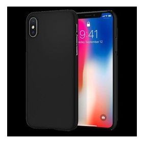 Apple iPhone Xs Max Siyah İnce Mat Silikon Cep Telefon Kılıfı