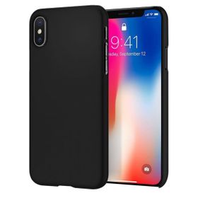 Apple iPhone Xs Max Siyah İnce Mat Silikon Cep Telefon Kılıfı